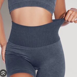 POPFLEX Blue Athletic Shorts